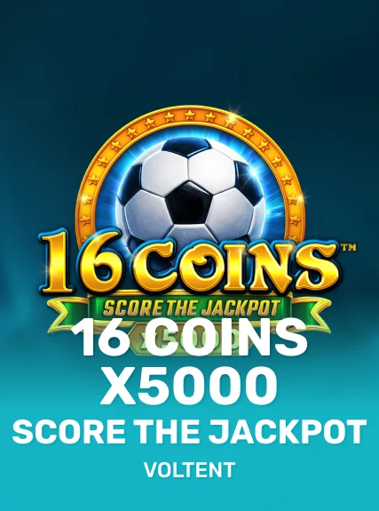 16 Coins x5000 Score the Jackpot game tile